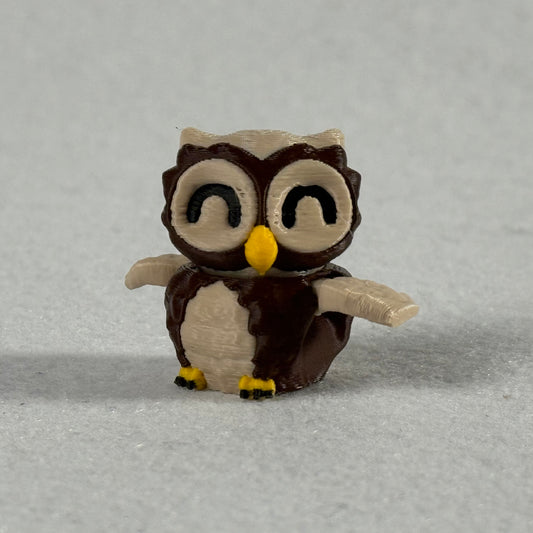 Mini-Eule Schlüsselanhänger