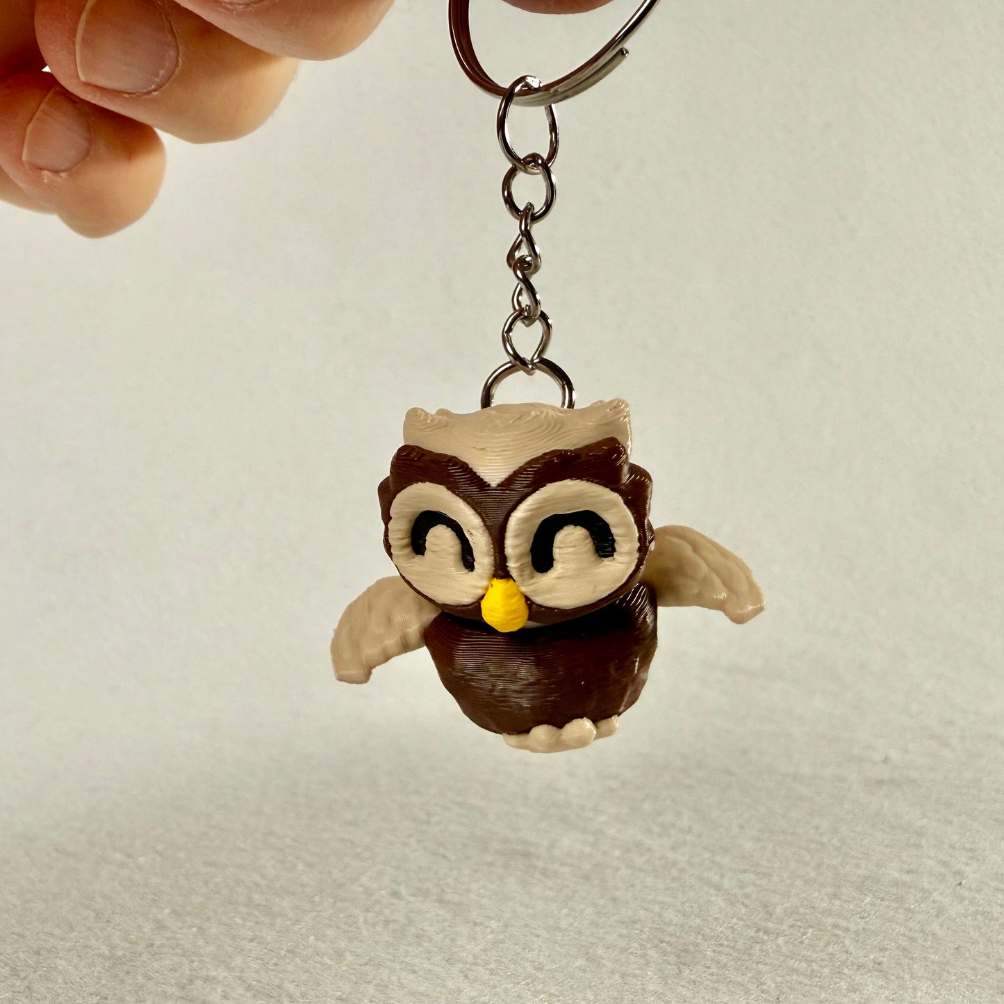 Mini-Eule Schlüsselanhänger